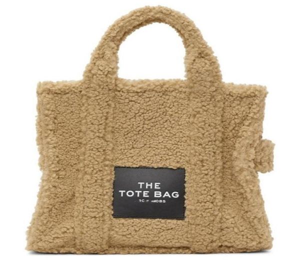 imitation lamb velvet tote bag autumn and winter women039s woolen cloth vintage large capacity handbag simple single shoulder m4465761